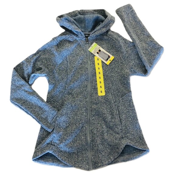 Eddie Bauer Jackets & Blazers - Eddie Bauer Radiator Fleece 2.0 Hooded Full Zip Jacket Women Size S Blue Soft